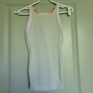 Lululemon Cream and Coral Tank